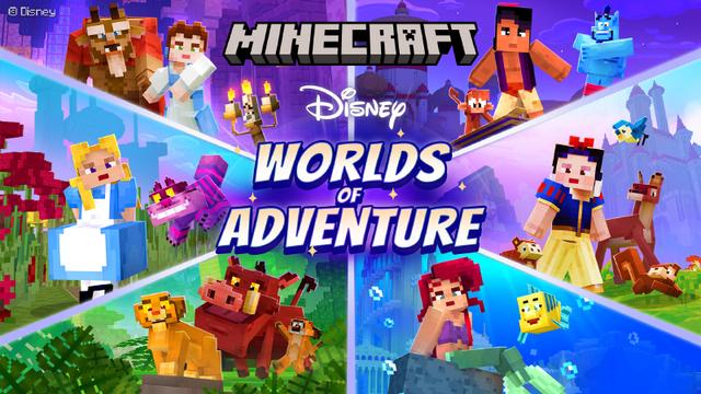 Thumbnail of the Minecraft Bedrock Marketplace product Disney Worlds of Adventure created by Minecraft.