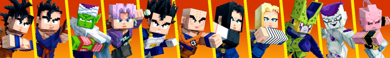 Panorama of the Minecraft Bedrock Marketplace product Dragon Ball Z created by Cyclone.