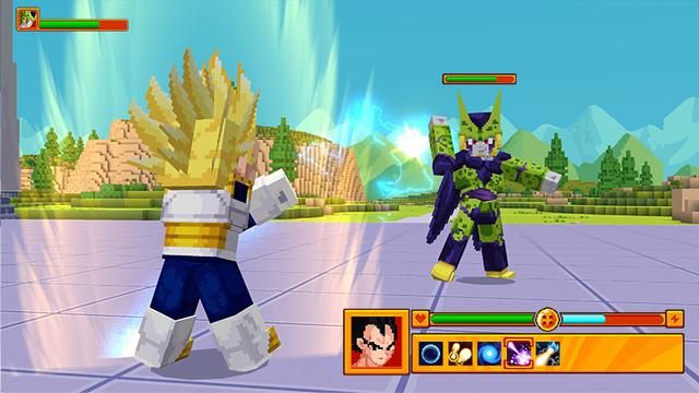 Screenshot of the Minecraft Bedrock Marketplace product Dragon Ball Z created by Cyclone.