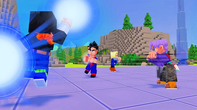 Screenshot of the Minecraft Bedrock Marketplace product Dragon Ball Z created by Cyclone.