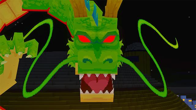 Screenshot of the Minecraft Bedrock Marketplace product Dragon Ball Z created by Cyclone.