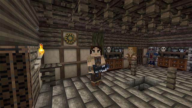 Screenshot of the Minecraft Bedrock Marketplace product Dragonborn Mash-up created by Minecraft.