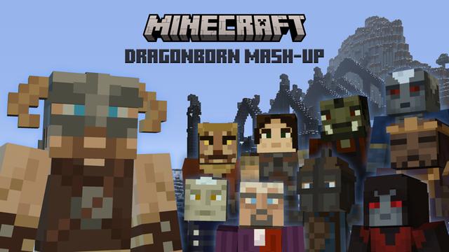 Thumbnail of the Minecraft Bedrock Marketplace product Dragonborn Mash-up created by Minecraft.