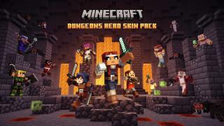 Thumbnail of the Minecraft Bedrock Marketplace product Dungeons Hero Skin Pack created by Minecraft.