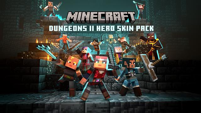 Thumbnail of the Minecraft Bedrock Marketplace product Dungeons II Hero Skin Pack created by Minecraft.