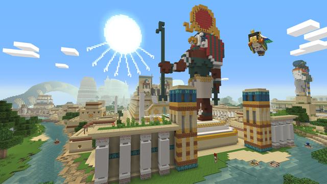 Screenshot of the Minecraft Bedrock Marketplace product Egyptian Mythology Mash-up created by Minecraft.