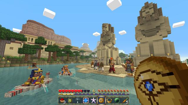 Screenshot of the Minecraft Bedrock Marketplace product Egyptian Mythology Mash-up created by Minecraft.