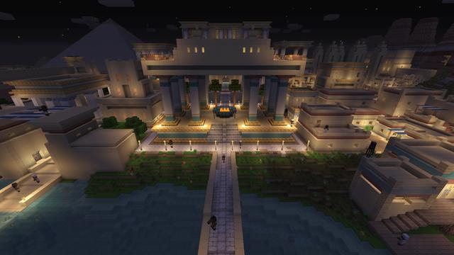 Screenshot of the Minecraft Bedrock Marketplace product Egyptian Mythology Mash-up created by Minecraft.