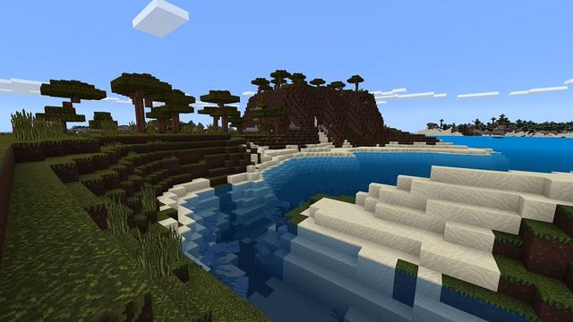 Screenshot of the Minecraft Bedrock Marketplace product Paquete de texturas de fantasía created by Minecraft.