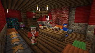 Screenshot of the Minecraft Bedrock Marketplace product Festive Mash-up created by Minecraft.