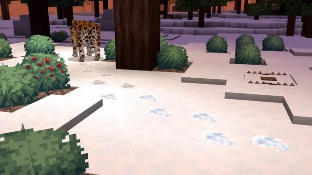 Screenshot of the Minecraft Bedrock Marketplace product Frozen Lands created by Minecraft.