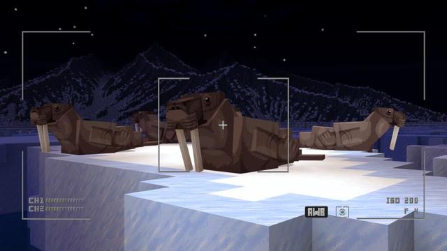 Screenshot of the Minecraft Bedrock Marketplace product Frozen Ocean created by Minecraft.