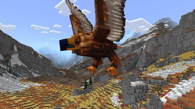 Screenshot of the Minecraft Bedrock Marketplace product Frozen Peaks created by Minecraft.