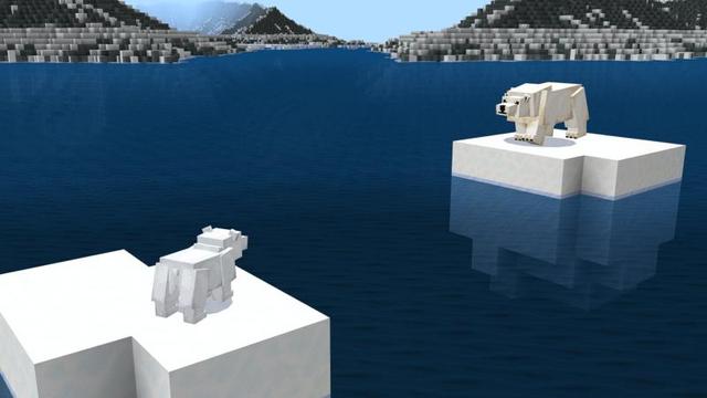 Screenshot of the Minecraft Bedrock Marketplace product Frozen Worlds created by Minecraft.