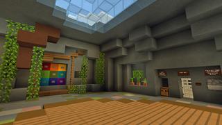 Screenshot of the Minecraft Bedrock Marketplace product Graduation Celebration created by Minecraft.