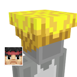 Thumbnail of the Minecraft Bedrock Marketplace product Guile's Wig created by Minecraft.