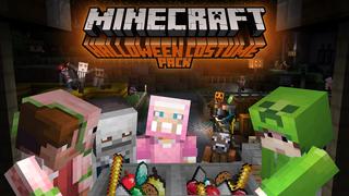 Thumbnail of the Minecraft Bedrock Marketplace product Halloween Costume Skin Pack created by Minecraft.