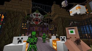 Screenshot of the Minecraft Bedrock Marketplace product Halloween Mash-up created by Minecraft.