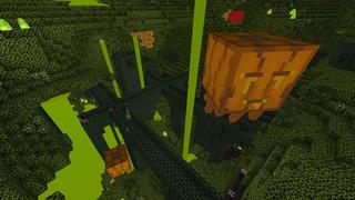 Screenshot of the Minecraft Bedrock Marketplace product Halloween Mash-up created by Minecraft.