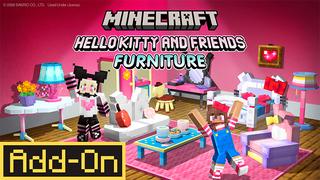 Thumbnail of the Minecraft Bedrock Marketplace product Les meubles Hello Kitty et ses amis created by Razzleberries.