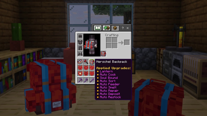 Screenshot of the Minecraft Bedrock Marketplace product Herschel Backpack Trials Add-On created by Minecraft.