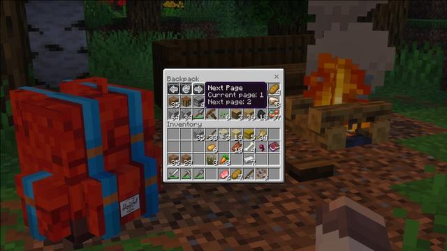 Screenshot of the Minecraft Bedrock Marketplace product Herschel Backpack Trials Add-On created by Minecraft.