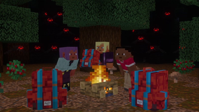 Screenshot of the Minecraft Bedrock Marketplace product Herschel Backpack Trials Add-On created by Minecraft.