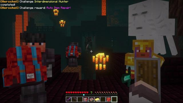 Screenshot of the Minecraft Bedrock Marketplace product Herschel Backpack Trials Add-On created by Minecraft.