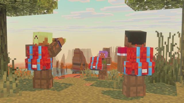Screenshot of the Minecraft Bedrock Marketplace product Herschel Backpack Trials Add-On created by Minecraft.