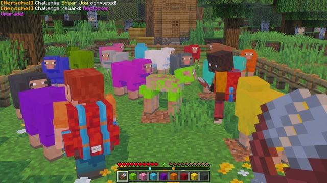 Screenshot of the Minecraft Bedrock Marketplace product Herschel Backpack Trials Add-On created by Minecraft.