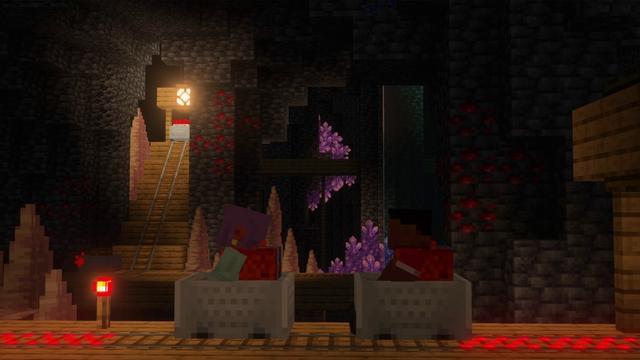 Screenshot of the Minecraft Bedrock Marketplace product Herschel Backpack Trials Add-On created by Minecraft.