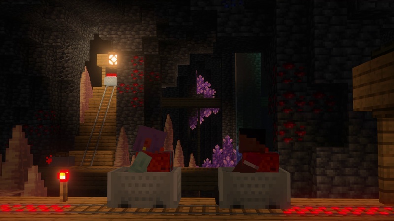 Screenshot of the Minecraft Bedrock Marketplace product Herschel Backpack Trials Add-On created by Minecraft.