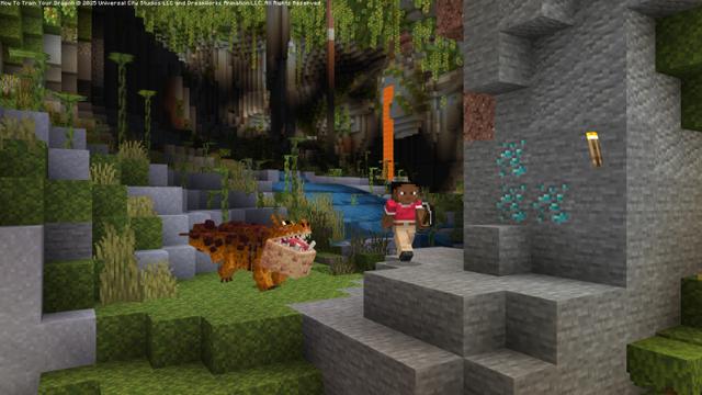 Screenshot of the Minecraft Bedrock Marketplace product How to Train Your Dragon Add-On created by Gamemode One.