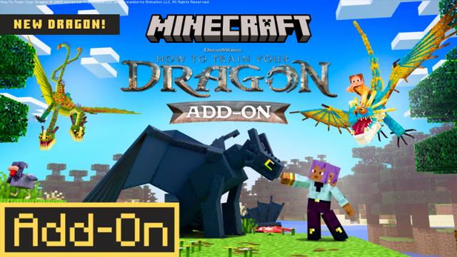 Thumbnail of the Minecraft Bedrock Marketplace product Como Treinares o Teu Dragão Add-On created by Gamemode One.