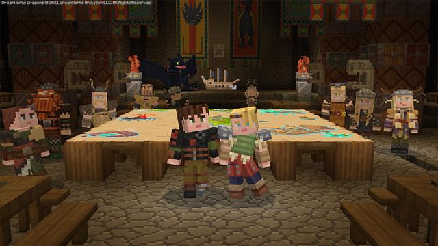 Screenshot of the Minecraft Bedrock Marketplace product How to Train Your Dragon created by Gamemode One.