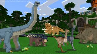 Screenshot of the Minecraft Bedrock Marketplace product Jurassic World created by Minecraft.