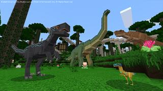 Screenshot of the Minecraft Bedrock Marketplace product Jurassic World created by Minecraft.