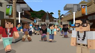 Screenshot of the Minecraft Bedrock Marketplace product Jurassic World created by Minecraft.