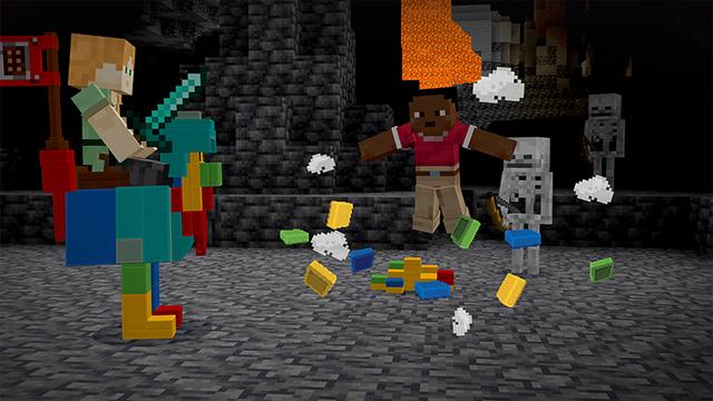 Screenshot of the Minecraft Bedrock Marketplace product LEGO MINECRAFT CHICKEN MOUNTS created by Minecraft.