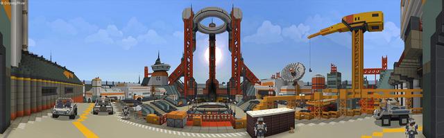 Panorama of the Minecraft Bedrock Marketplace product Lightyear created by Cyclone.