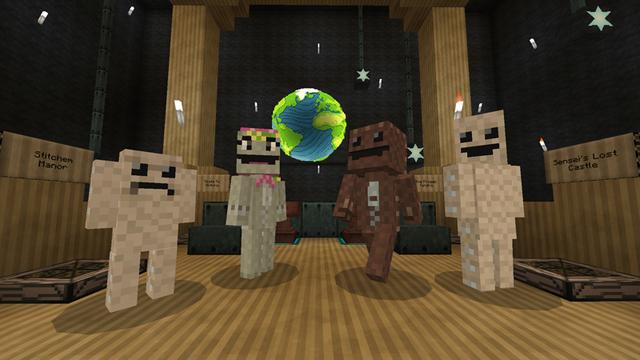 Screenshot of the Minecraft Bedrock Marketplace product LittleBigPlanet™ Mash-up created by Minecraft.