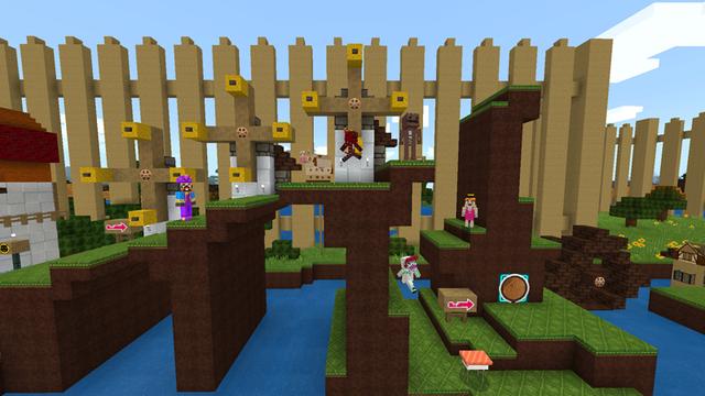 Screenshot of the Minecraft Bedrock Marketplace product LittleBigPlanet™ Mash-up created by Minecraft.