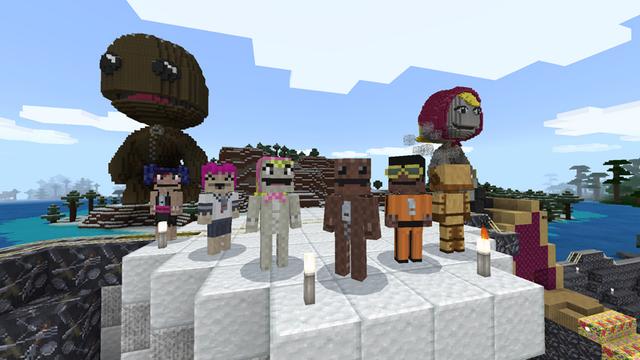 Screenshot of the Minecraft Bedrock Marketplace product LittleBigPlanet™ Mash-up created by Minecraft.