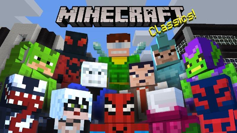 Marvel Spider-Man Skin Pack by Minecraft | CHUNK - Minecraft Bedrock ...