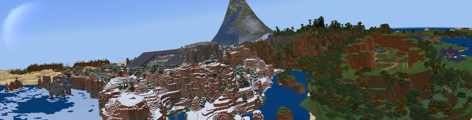 Panorama of the Minecraft Bedrock Marketplace product Master Chief Mash-up created by Minecraft.