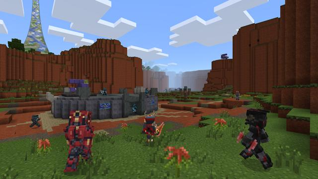 Screenshot of the Minecraft Bedrock Marketplace product Master Chief Mash-up created by Minecraft.