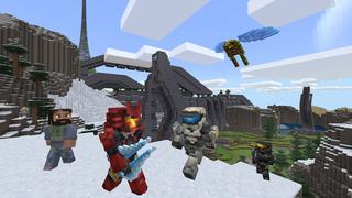 Screenshot of the Minecraft Bedrock Marketplace product Master Chief Mash-up created by Minecraft.