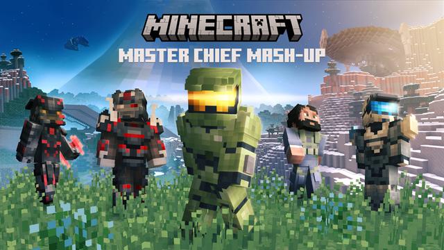 Thumbnail of the Minecraft Bedrock Marketplace product Master Chief Mash-up created by Minecraft.