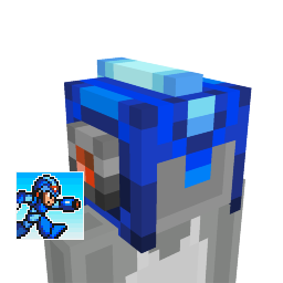 Thumbnail of the Minecraft Bedrock Marketplace product Mega Man Helmet created by 57Digital.