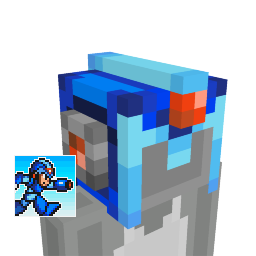 Thumbnail of the Minecraft Bedrock Marketplace product Mega Man X Helmet created by 57Digital.